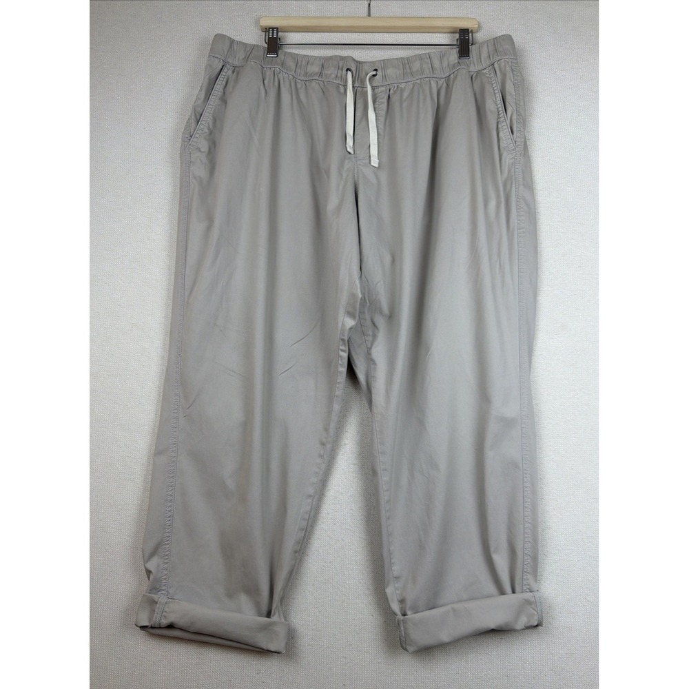 Pact Women's Pull On Drawstring Pants 3XL Organic Cotton Blend Elastic Waist